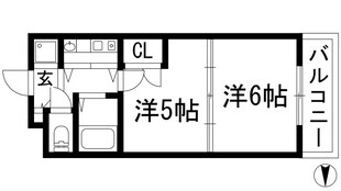 プレステージ天神2の物件間取画像